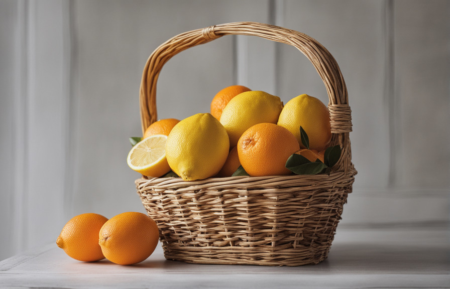 Flies dislike the scent of citrus fruits like lemons and oranges