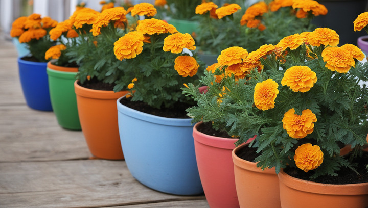 Marigolds - Plants to keep flies away